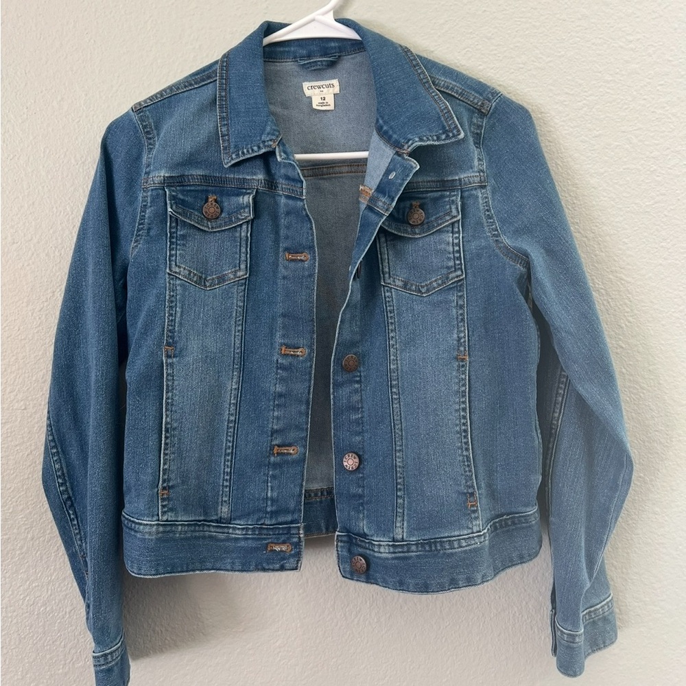 Crewcuts Blue Jean Jacket NWOT (12)